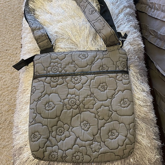 thirty-one Gray Structured Floral Bag - Picture 4 of 5